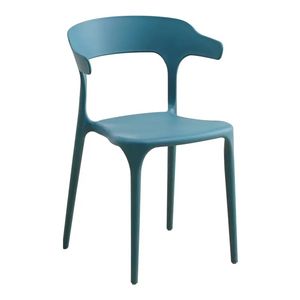 Simple Furniture Stackable Modern Leisure Design Full PP Plastic <b>Dining</b> Room <b>Chair</b> - Product Image 2