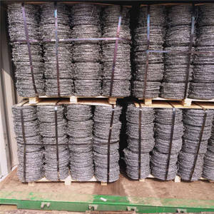 Fil de fer barbelé haute résistance pour clôture de sécurité de ferme et de jardin, fil de fer anti-escalade, bobine de fil de fer barbelé à vendre - Product Image 2