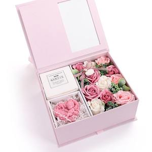 Flor Artificial para Nochevieja, Regalo para Novia, Caja de Regalo Rosa para el Día de San Valentín, Set de Flores Eternas de Jabón - Product Image 2