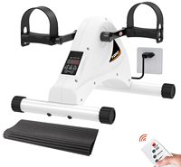 Mini vélo d'exercice électrique portable pour usage domestique, adapté aux personnes âgées, avec pédales et fonctions de rééducation