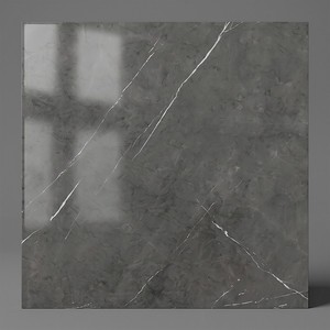 Piastrella in pietra lucida Pietra Dark 60x60 cm per pavimento e rivestimento - Product Image 1