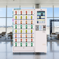 Distributeur automatique de snacks et d'aliments CE ISO9001, déjeuner en boîte délicieux, 36 casiers, choix variés pour les articles de vente au détail