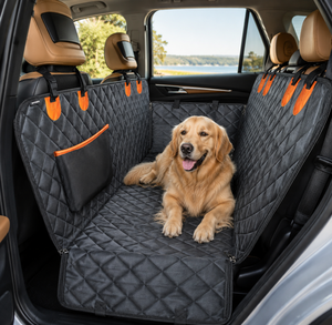 Housse de siège auto <span class=keywords><strong>pour</strong></span> <span class=keywords><strong>chien</strong></span> en tissu Oxford imperméable, protection arrière <span class=keywords><strong>pour</strong></span> animaux, anti-rayures, hamac de voyage robuste, doublure extensible - Product Image 1