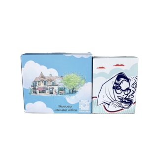 Scatola Premium Personalizzata per Torte da Asporto con Manico, Stampa <span class=keywords><strong>a</strong></span> Colori, Imballaggio in Carta per <span class=keywords><strong>Pasticceria</strong></span>, Dessert, Dolci, Caffè e Consegna Cibo - Product Image 6