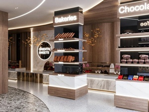 Modern Bespoke Coffeehouse Interior Design Service Luxury Bakery Store Shopfitting and Stainless Steel Bar Counter - Product Image 6