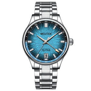 Relojes Automáticos de Acero Inoxidable con Calendario y Fecha Personalizados de Marca Privada, Relojes de Cuarzo con Logotipo Personalizado para Hombre - Product Image 2