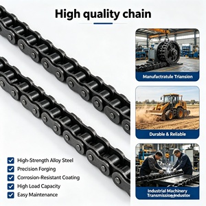 โซ่ยกอุตสาหกรรมยี่ห้อ VZLT รุ่น Factory OEM Alloy Oversized Solid Thick Pin BL666 LH1266 Tension Leaf Chain รับน้ำหนักได้สูงสุด - Product Image 3