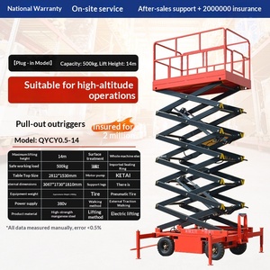 Plataforma elevadora móvil de tijera hidráulica, plataforma elevadora, escalera elevadora para trabajos aéreos - Product Image 6