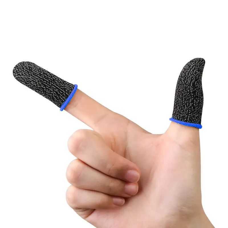 Gaming Finger Sleeves Anti-Sweat Breathable Touch screen Mobile Game Controllers thumbs finger sleeve For Pubg Games