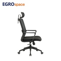 Fauteuil de Bureau EGROspace Workwell Optimal, de Direction, de Luxe, en Maille, Ergonomique, Inclinable et Pivotant