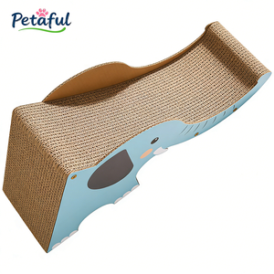 FSC Certified Elephant-Shaped <strong>Cat</strong> <strong>Tree</strong> <strong>Toy</strong> Corrugated Design Multi-Functional <strong>Cat</strong> Scratcher High Density Durable Scratcher - Product Image 4
