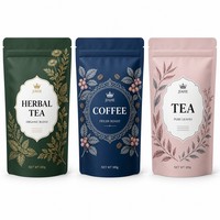 Sachets Doypack Personnalisés JIAHE Refermables pour Emballage d'Herbes, Sachets Ziplock Autoportants pour Café et Thé – Vente en Gros