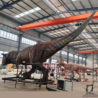 Modèle de dinosaure Carnotaurus animatronique haut de gamme en métal et mousse pour usage public intérieur dans les centres commerciaux