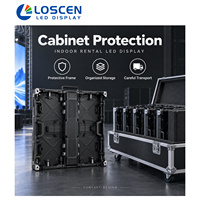 Écran LED d'intérieur P2.976 P3.91 500x500mm à installation rapide pour événements itinérants