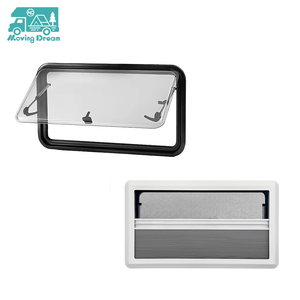 JDA venta al por mayor de aleación de aluminio de doble capa de vidrio acrílico Push Out RV ventana para autocaravana caravana Camper barco yate RV remolque - Product Image 2
