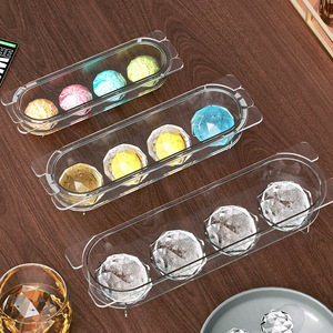 Wesz Home manuale vassoio per cubetti di ghiaccio eco-friendly in plastica sfera rotonda sferica macchina per il ghiaccio per il gelato e per il Coke - Product Image 1