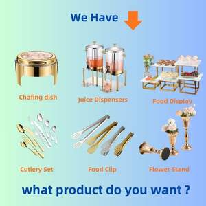 Nuevo Diseño 2026: Calentador <span class=keywords><strong>de</strong></span> Comida Colgante <span class=keywords><strong>de</strong></span> Acero Inoxidable <span class=keywords><strong>de</strong></span> 8L para Restaurantes, Banquetes, Bodas <span class=keywords><strong>y</strong></span> Fiestas - Dorado - Product Image 4