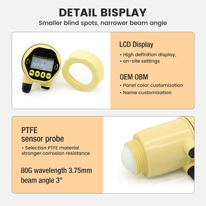 Moary ME801 Misuratore di Livello Radar con Display LCD, Protezione IP67, Precisione 2mm per Misurazione Livello Serbatoi di Olio - Product Image 4