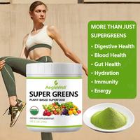 Poudre de superaliments biologiques AegleWell Super Greens – Mélange de légumes verts nutritifs quotidiens – Vente en gros OEM/ODM pour acheteurs mondiaux