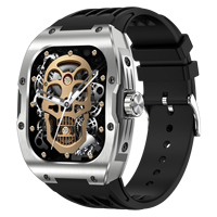 Nouvelle montre connectée GK69 2026 avec grand écran AMOLED HD, connexion Bluetooth à une touche, appels, 123+ modes sportifs multiples, écran carré tactile