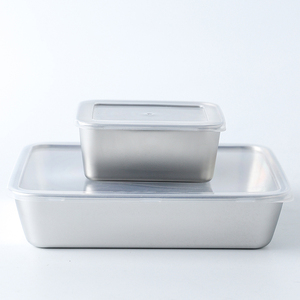 Hogar cocina contenedor de acero inoxidable refrigerador de alimentos caja de conservación contenedor de alimentos de acero inoxidable fresco - Product Image 2