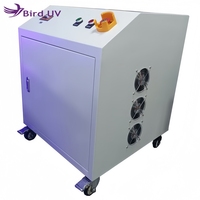 Système de durcissement automatique à refroidissement par eau BIRD UV, nouvelle génération, haute vitesse, contrôle intelligent, zone d'émission 1600x50mm, intensité UV 20000mw/cm2