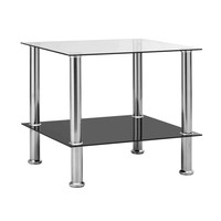 Tables de bureau design bon marché Meubles de salon Table d'appoint en verre Table pour le dîner