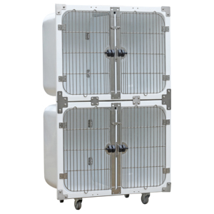 Kandang Hewan Peliharaan Fiberglass Putih Besar yang Tahan Lama, Tidak Menekan, Ramah Kucing, dan Nyaman - Product Image 3