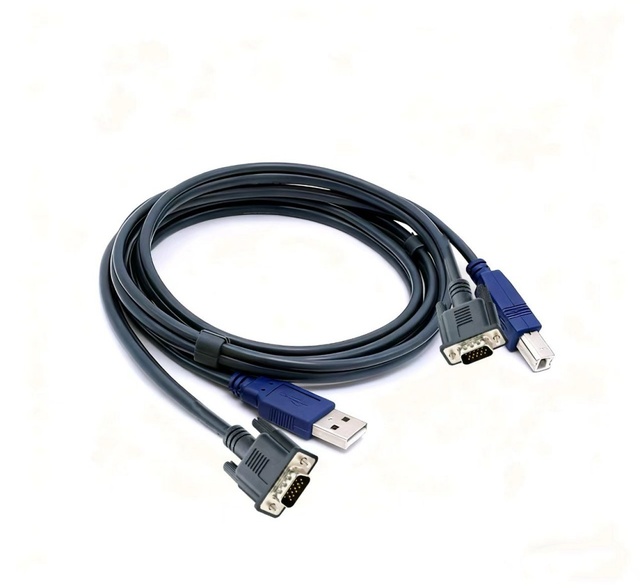 VGA and Usb-b to VGA and Usb Kvm Cable