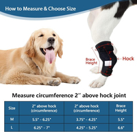Pack de gel universel pour thérapie canine, compresse froide et chaude, enveloppement pour pattes avec soulagement de la douleur pour animaux de compagnie, attelle pour l'arthrite pour thérapie par le chaud et le froid