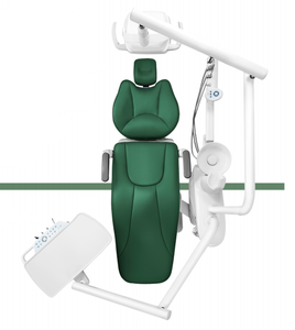 Ergonomic Electric Dental Chair Green Leather Reclining Dental Chair Professional Adjustable Dental Chair - Product Image 4
