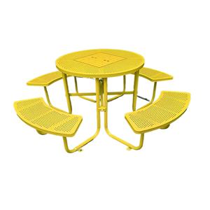 Conjunto de Muebles de Jardín de Hierro para Exteriores, Mesa y Sillas de Metal para Patio, Parque y Terraza - Product Image 3