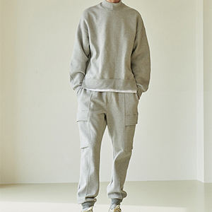 Sudaderas LTD-H1038 <span class=keywords><strong>de</strong></span> Estilo Lujoso y Discreto, con Estampado Personalizado, Logotipo Bordado, Gráfico, Dobladillo Dividido, <span class=keywords><strong>Cuello</strong></span> Alto Ajustado, para Hombre y Mujer - Product Image 3