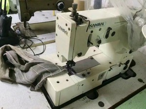 Máquina de Coser Industrial Decorativa de Doble Aguja y Doble Cadena Kansai <span class=keywords><strong>PX</strong></span> 302-4W con Patrón de Dientes Curvos Externos - Product Image 4