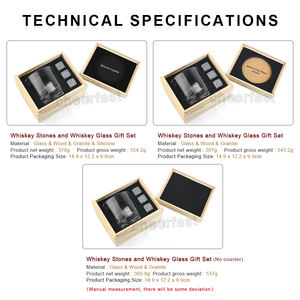 Excelente Juego <span class=keywords><strong>de</strong></span> Piedras <span class=keywords><strong>de</strong></span> Whisky con Piedras <span class=keywords><strong>de</strong></span> Granito, Kit <span class=keywords><strong>de</strong></span> Vaso Individual para Whisky y Juego <span class=keywords><strong>de</strong></span> Cubos <span class=keywords><strong>de</strong></span> Hielo para Enfriar, Ideal para Regalos Empresariales y <span class=keywords><strong>de</strong></span> Boda - Product Image 4