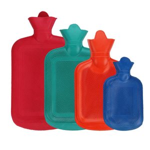 Bouillotte en caoutchouc naturel pour usage médical, 500ml, 1000ml, 2000ml, avec housse – Vente en gros - Product Image 1