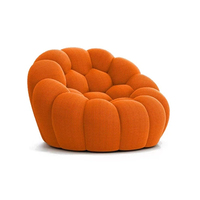 Ensemble de canapés gonflables carrés de designer, style minimaliste nordique, pour villa, centre commercial, bureau - Taille personnalisable, sectionnel, garni d'éponge