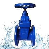 GGG50 DIN 3352 F4 vanne-vanne en fonte ductile avec prix vanne-vanne d'écluse en fonte à joint souple