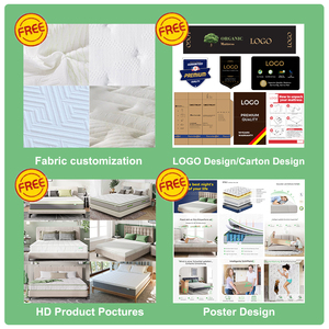 Sleepwell Double Twin Cooling Gel King Size Box Pocket Spring Coils Memory Foam Bed <b>Mattress</b> Colchon DJ-003 Pocket Spring Techno - Product Image 6