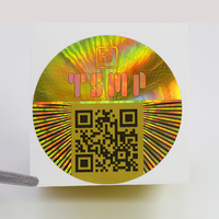 Autocollant holographique de Code QR, 100 pièces, haute qualité