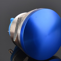Interrupteur robuste en acier inoxydable pour l'automatisation industrielle, étanche IP65, fonction d'arrêt d'urgence et de réinitialisation, 1NO électronique