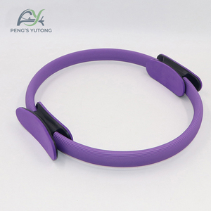 Anillo de Pilates Profesional, Círculo Mágico de Fibra de Vidrio Morado para la Salud del Suelo Pélvico, Recuperación Postparto, Doble Agarre, Tonificación Muscular - Product Image 1
