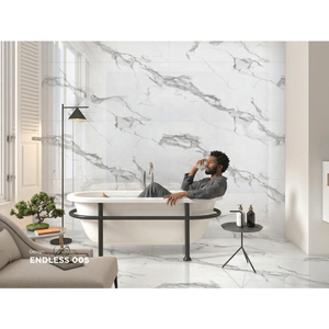 Azulejos de porcelana fina Sicily Gray de 800x1600 mm con aspecto de piedra rústica para diseño de pisos y paredes - Product Image 6