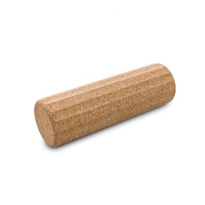 Rouleau en mousse de bois naturel haute densité, rouleau de Yoga en liège pour Massage musculaire - Product Image 6