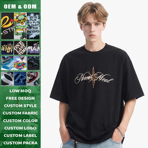 Men Custom Leopard <b>Patchwork</b> Letter Graphic Summer Short Sleeve T <b>Shirt</b> High Street Vintage 100 Cotton Relaxed Fit Streetwear - Product Image 1
