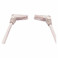 Kabel Patch Cord Ethernet RJ45 Cat5 Cat6 Cat7 Cat8 Panel Mount Screw Nut Konektor Plug Sudut Atas Bawah Kiri Kanan