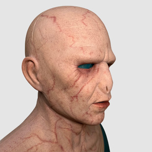 Masque en silicone réaliste personnalisé, costume de cosplay <span class=keywords><strong>Lord</strong></span> <span class=keywords><strong>Voldemort</strong></span>, casque, accessoires pour la tête pour Halloween, pour adulte - Product Image 6
