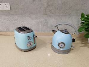 Ensemble bouilloire électrique en <span class=keywords><strong>cuivre</strong></span> pour le camping, avec pièces, carafe, thermos, bouilloire noire 2 tasses et <span class=keywords><strong>grille</strong></span>-<span class=keywords><strong>pain</strong></span> - Product Image 5