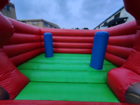 Structure gonflable commerciale pour fêtes, avec toboggan sec combiné, château gonflable pour adultes, pour usage intérieur
