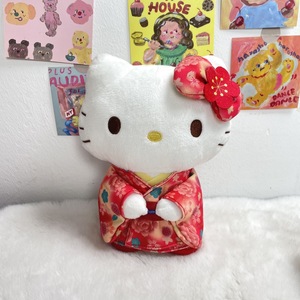 En stock Sanrioo Hello KT Pendentif en peluche Mignon Porte-clés Poupée Ornement de sac Mini cadeau tendance Jouets - Product Image 4